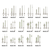 Silver Luminous Style Watch Hands To Fit Hand Sizes Minute .70 Hour 1.20 and Sweep Second .20mm Set of 3 Pieces Silver Luminous Style Watch Hands To Fit Hand Sizes Minute .70 Hour 1.20 and Sweep Second .20mm Set of 3 Pieces