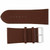 40MM Watch Band Brown Leather Polished Calf