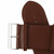 40MM Watch Band Brown Leather Polished Calf