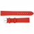 Red Leather Long Watch Band 18MM Smooth Calf