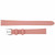 Pink Leather Long Watch Band 12MM Smooth Calf