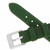 Green Watch Band Long 12MM Leather Smooth Calf