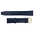 Blue Leather Watch Band 16MM Lizard Grain