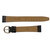 Black Leather Watch Strap 16mm Stitched Flat Croco Grain 6 13/16 Inch Length