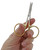 Precision Scissors with Gold Handles