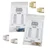 Watch Band Bracelet Extenders With Fold Over Link Clasp Assortment Large Sizes 8 Pieces
