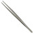 Stainless Steel Diamond Tweezer with Groove Medium Tips