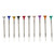 Horotec Set of 10 Stainless Steel T-Type Watchmaker Screwdrivers MSA 01.214