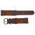 Hadley Roma 20mm Brown Nylon and Brown Leather Accented Swiss Army® Style Band 7 1/2 Inch Length