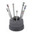 Bergeon 5970 Rotating Screwdriver Stand Holds 9 Screwdrivers and Spare Blades
