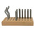 Wood 40 Hole Metal Stamp Holding Block