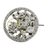 Chinese 3 Hand Automatic Skeleton Watch Movement G3211 Silver Plate Overall Height 7.6mm