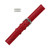 Hadley Roma 13mm Red Java Lizard Grain Watch Band 6 1/2 Inch Length