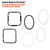 Imitation Watch Bezel Gaskets Made To Fit Cartier® Brand Watches