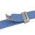 Blue Underside Back of 20mm Silicone Watch Band with Magnetic Clasp Cream With Blue 7 5/8 Inch Length