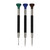 Bergeon 6899-P32 Stainless Steel 3 piece Ergonomic Screwdriver Set 2.0, 2.5, 3.0mm