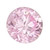 Round Shaped CZ Pink