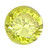 Round Shaped CZ Yellow
