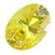 Oval Shaped CZ Yellow