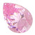 Pear Shaped CZ Pink