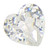 10x10 mm Heart CZ