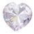 Heart Shaped CZ Lavender