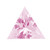 Triangle Shaped CZ Pink 6x6mm