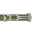 Olive Ribbed Nylon Watch Band with Deployant Clasp 22mm Strap 9 14/16 Inch Length