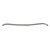Classic Expansion 6 3/8 to 9 Inch Length Metal Watch Band Stainless Steel and Black Expandable Ends Fit 10 to 14mm
