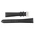 Black 18mm Soft Padded Leather Watch Strap  7 7/8 Inch Length