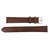 Watch Band 20mm Brown Soft Flat Leather Classic Calf 8 1/2 Inch Length