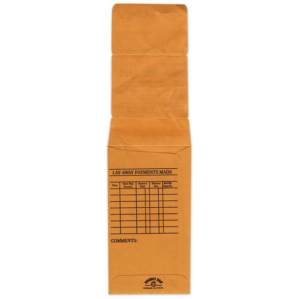 Triple Duty Watch and Jewelry Job Envelopes 3 x 5 3/4 Inch Manilla with Layaway Box of 1000