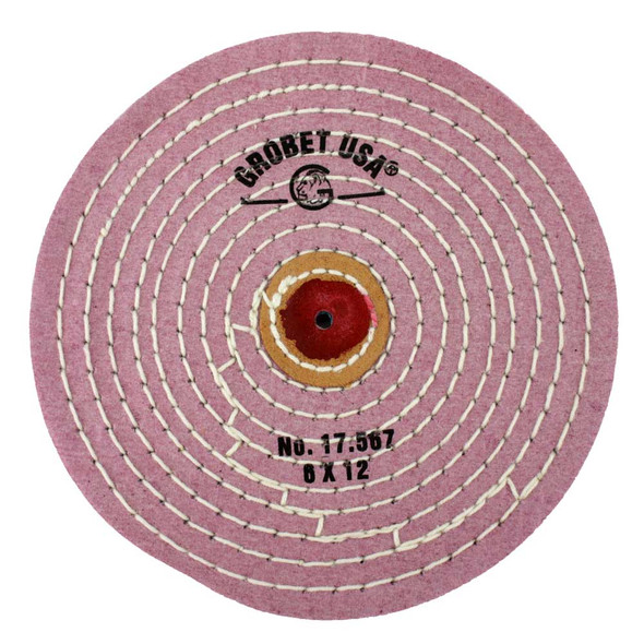Buffs Berry Purple Diameter 6 Inches Knife Edge Ply 12 Stitching 10 Rows