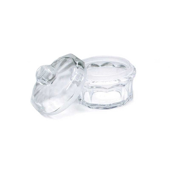 Clear Glass Alcohol Cup with Knob