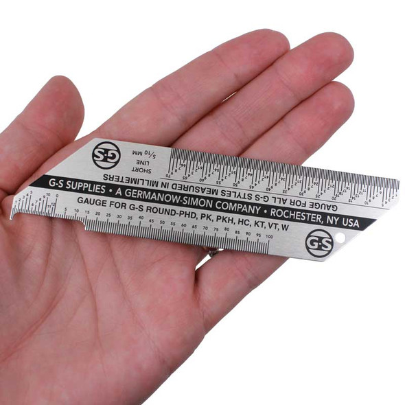 G-S millimeter watch crystal guage