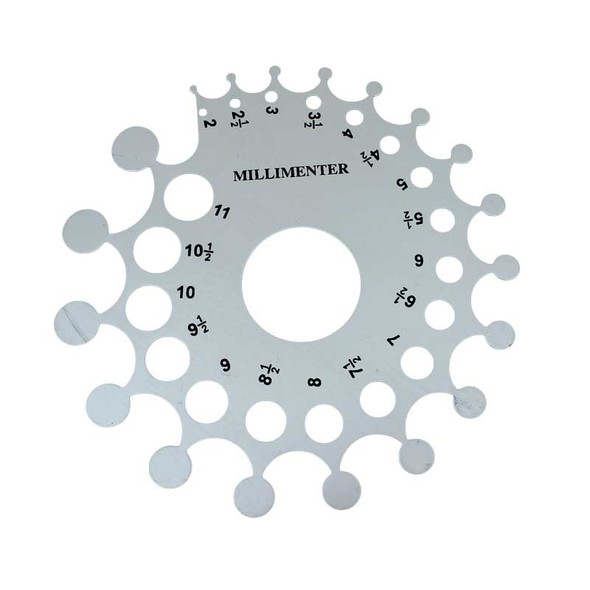 Stone and Mounting Diamond Size Gauge Stone Measuring Tool CLEARANCE