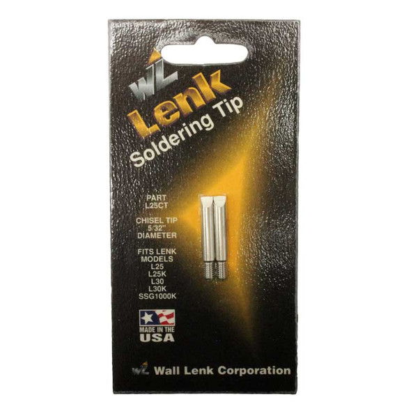 Package of two replacement tips for Lenk 24W soldering iron