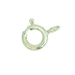 One package of nickel plated spring rings