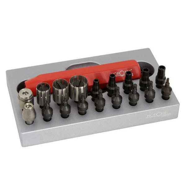 Horotec watch tool for removing screw-on watch pushers