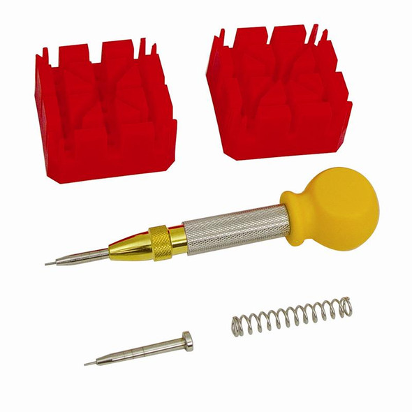 Watch band link pin remover tool for adjusting watch bands