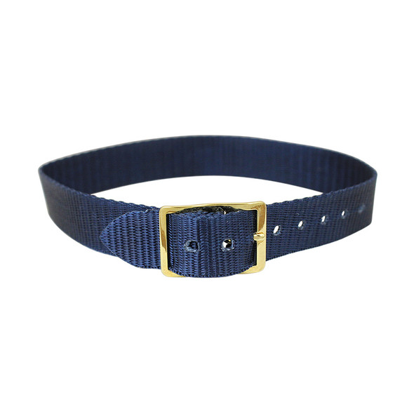 Navy Blue 12mm Nylon Watch Strap 9 1/2 Inch Length