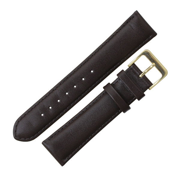 Leather Watch Band 20MM Brown Classic Calf