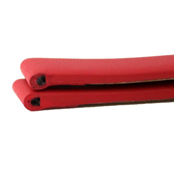 Smooth Red Leather Watch Band 14mm Smooth Calf 6 7/8 Inch Length