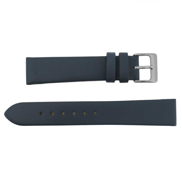 Navy Blue Watch Band 18MM Leather Smooth Calf