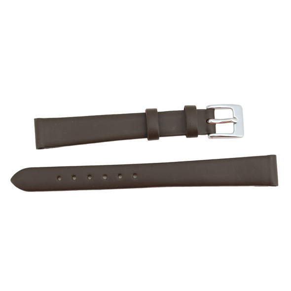 Leather Watch Band 12mm Brown Smooth Calf 7 Inch Length