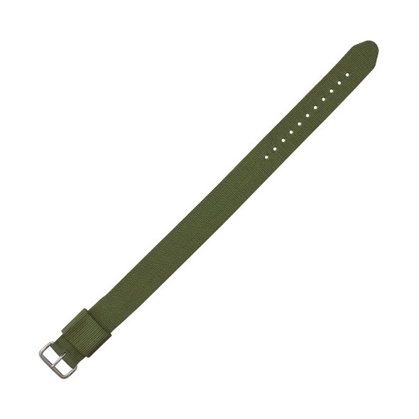 Nylon Watch Band Olive Green 20mm Strap 10 Inch Length