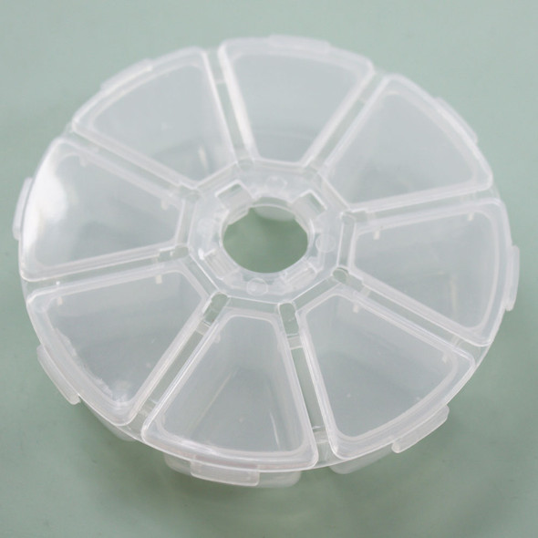 8 Compartment Box Storage Container Plastic