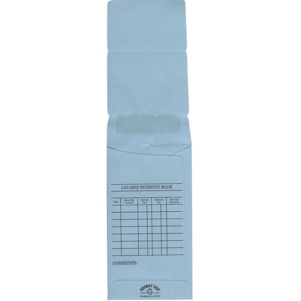 Triple Duty Watch and Jewelry Repair Job Envelopes 3 x 5.75 Inches Blue with Layaway Box of 1000