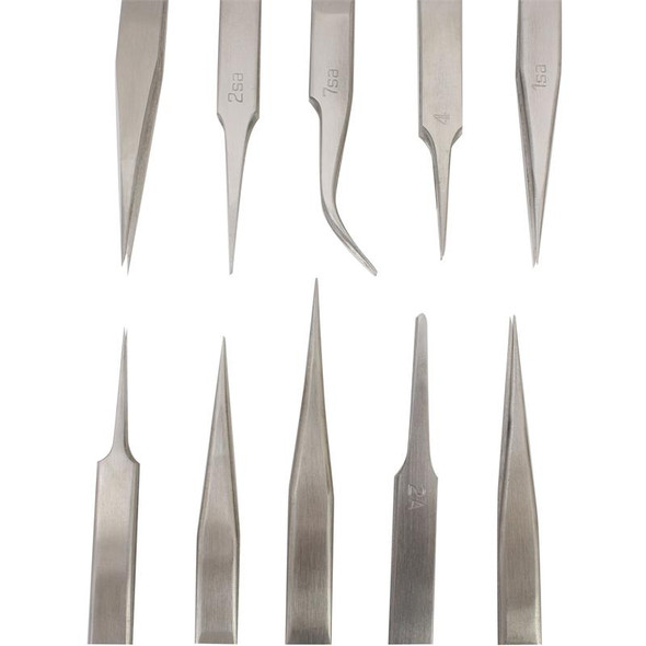Stella Stainless Steel Anti-Magnetic Economy Tweezers