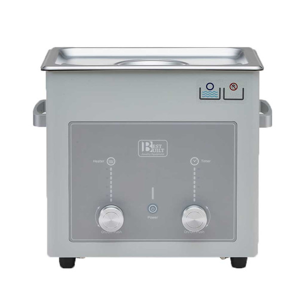 Best Built SD-330HT Ultrasonic Jewelry Cleaner 3 Qt 3/4 Gallon Stainless Steel Tank with Heater and Timer